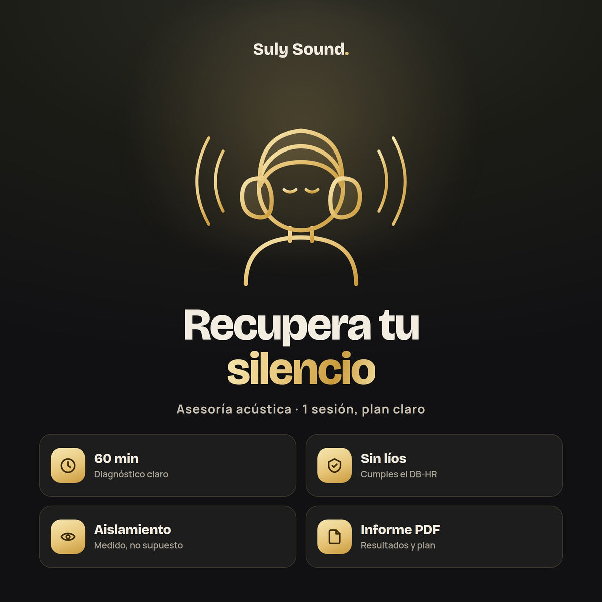 Asesoría acústica Suly Sound — Recupera tu silencio